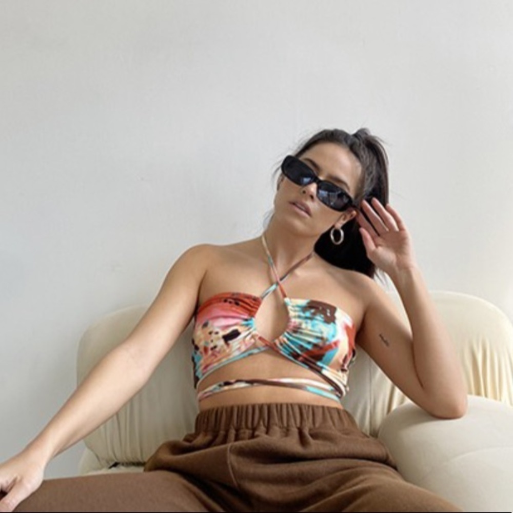 Multi colored crop top - Picture 5 of 6